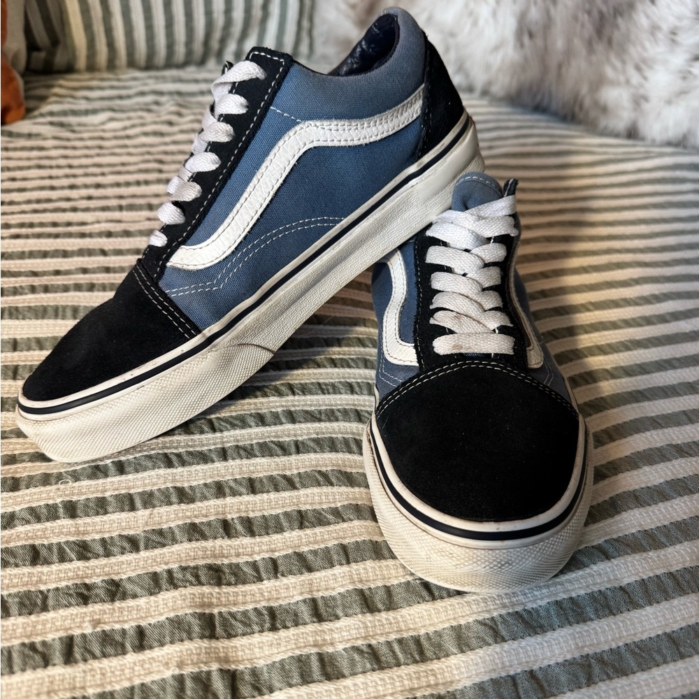 Vans Old Skool navy Men’s 5/Women’s 7/EUR37 pre-owned Skater Shoes Casual